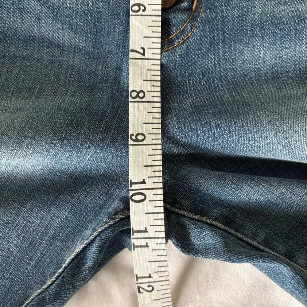 J. Crew Jeans Skinny 10” High Rise Raw Hem Sz 28 Inseam-26”
